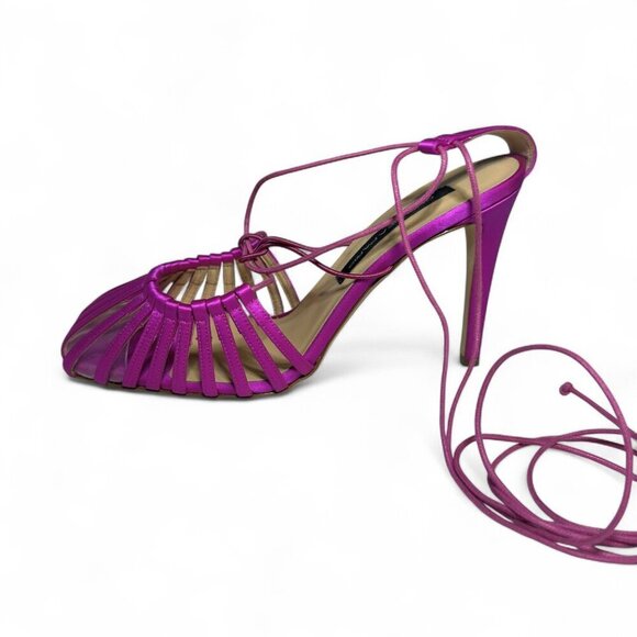 Chelsea Paris Finn High Heel Pump Women's Sz 38 Orchard Pink - Picture 15 of 16